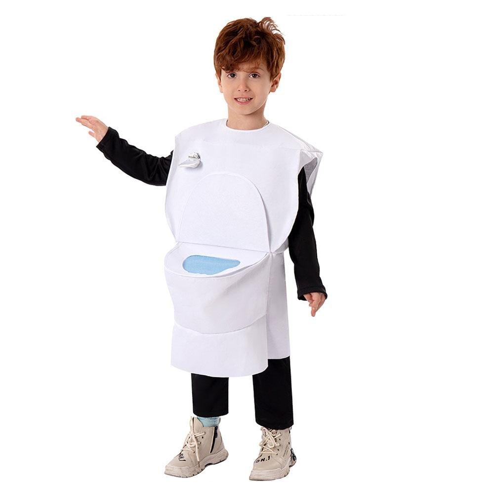 3D Horror Game TV and Toilet Costume Halloween Cosplay Outfit - Pajamasbuy