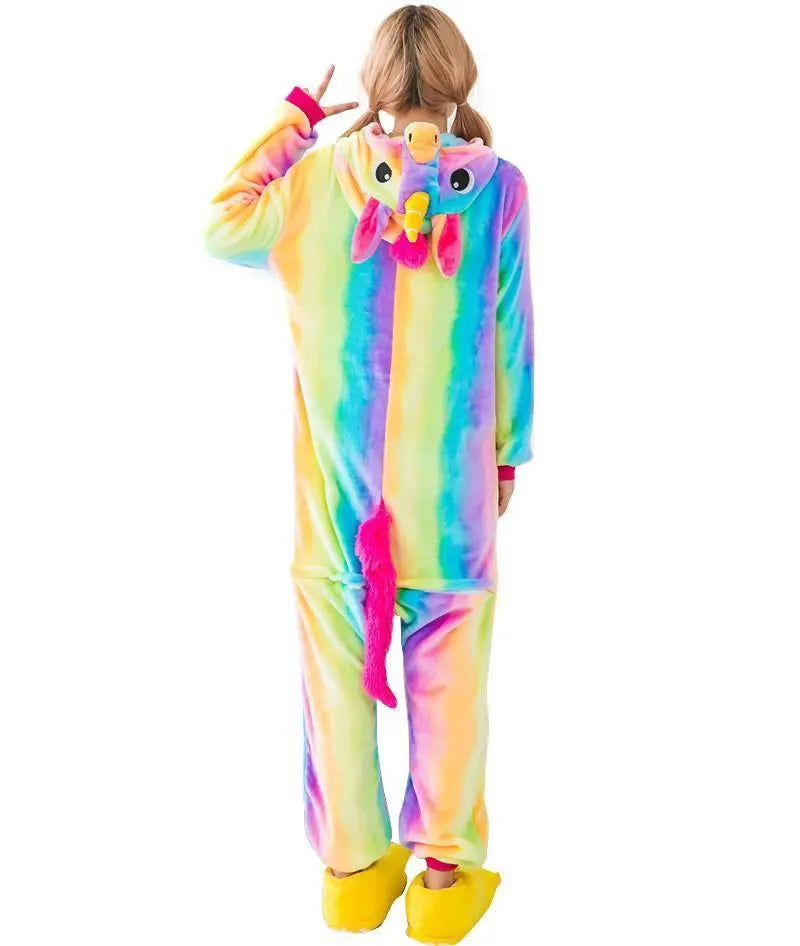 Adult Animal Unicorn Onesies Kigurumi Hoodie Costume Pajamas - Pajamasbuy