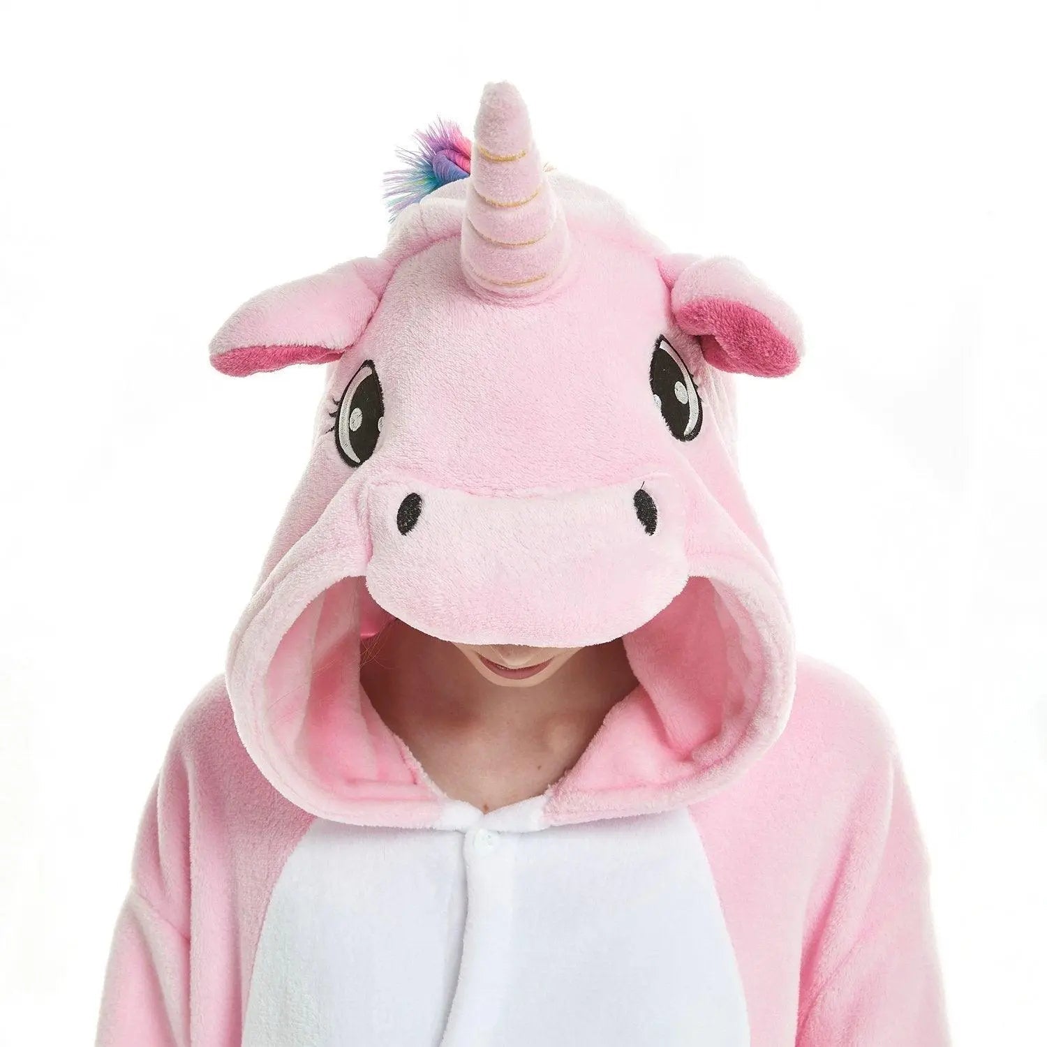 Adult Pink Unicorn Kigurumi Onesies Pajamas Costume - Pajamasbuy