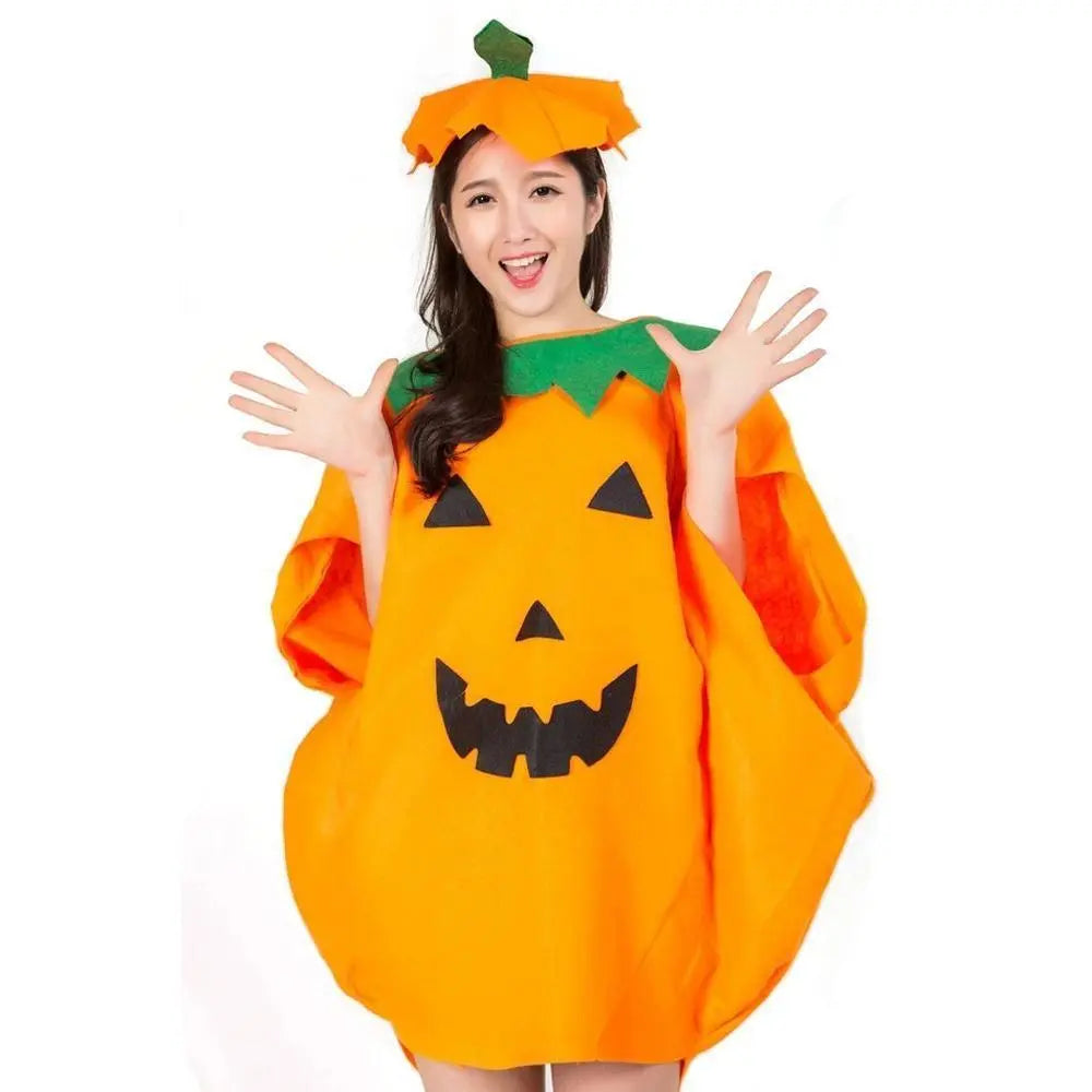 Adult Women Men Pumpkin Halloween Costume Party Wear - Pajamasbuy