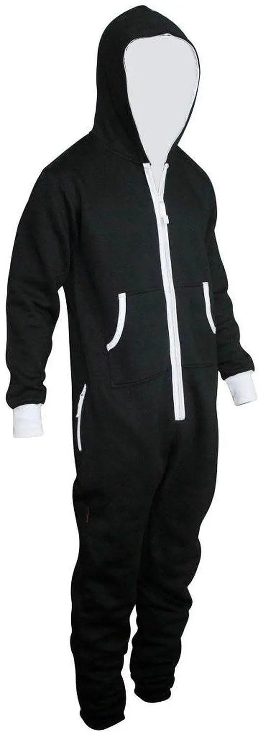 Adults Men Jumpsuit Zipper Hoodie Tracksuit Onesie Pajamas - Pajamasbuy