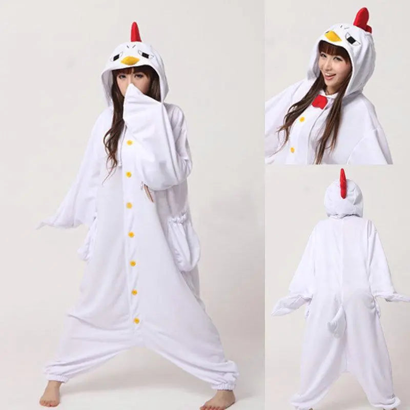 Animal Unisex Adult Chicken Onesies Kigurumi costume Pajamas - Pajamasbuy