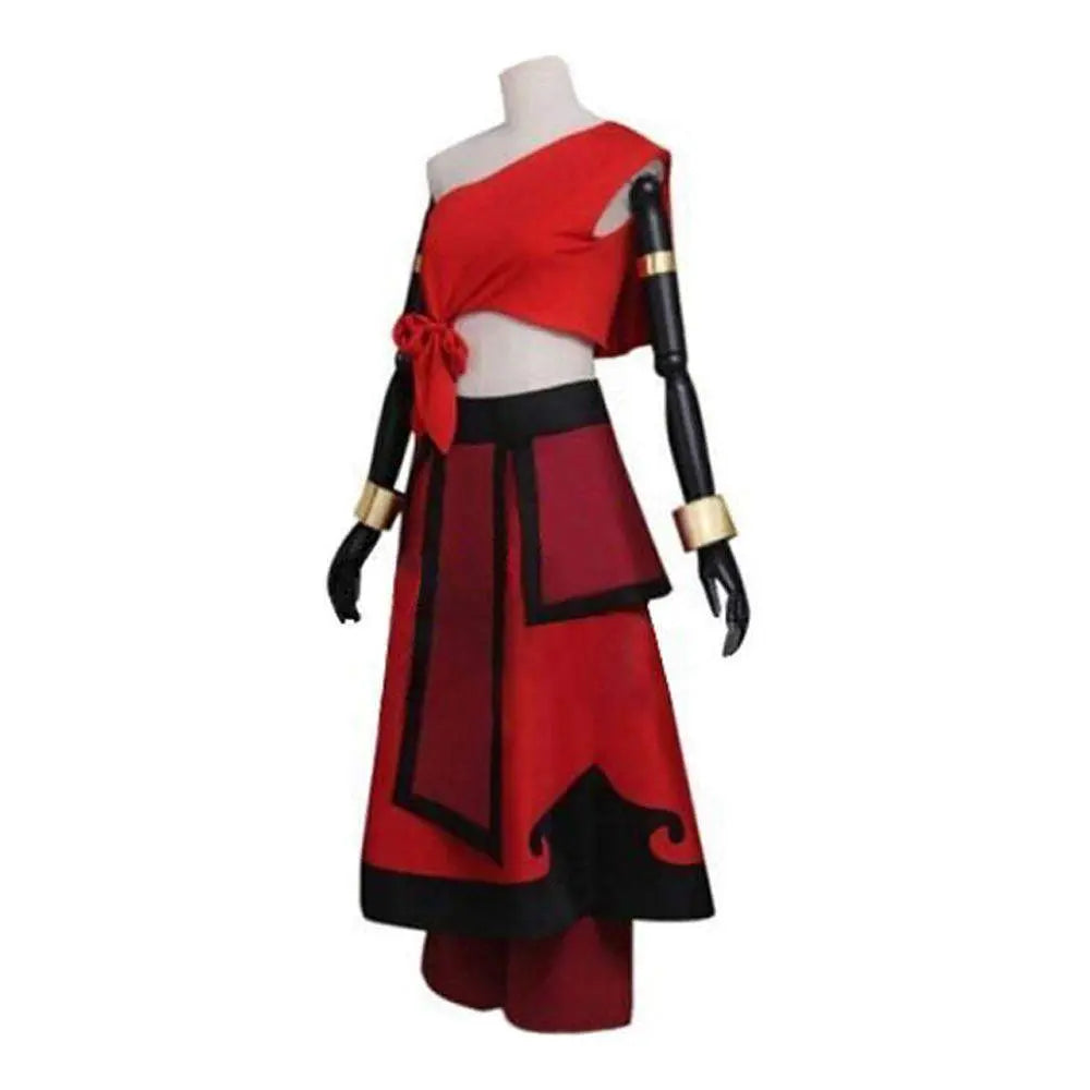 Anime Avatar The Last Airbender Katara Fire Nation Cosplay Costume Halloween Party Outfits Dress For Women - Pajamasbuy