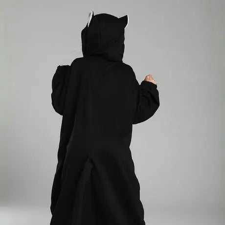 Black Leopard Animal Adult Onesie Kigurumi Costume Pajamas - Pajamasbuy