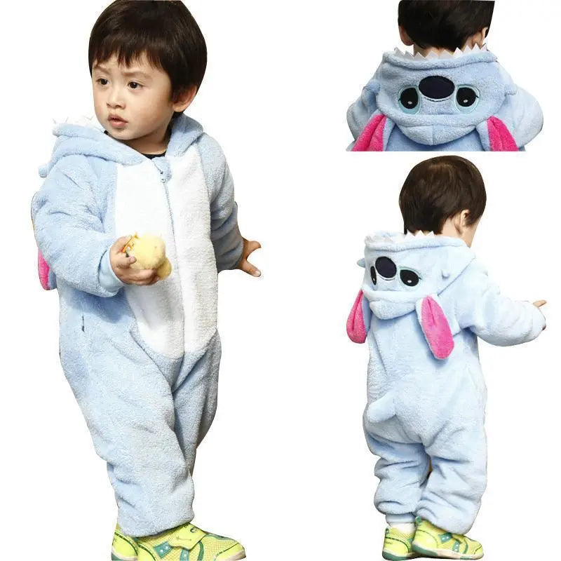 Blue Stitch Cute Baby Infant Toddler Animal Onesie Costume - Pajamasbuy