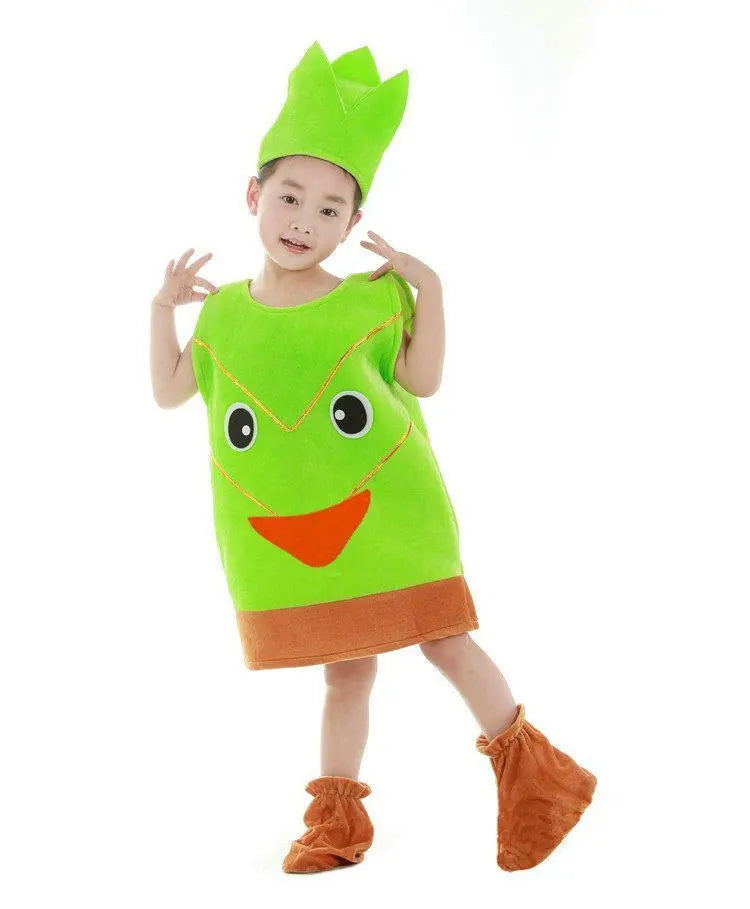 Cartoon Fruit Plant Vegetables Children Kid Gift Costume - Pajamasbuy