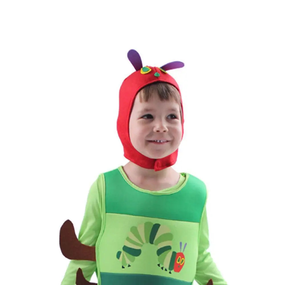 Caterpillar Cosplay Costume Boys Girls Halloween Jumpsuit Book Week Dress Up for Kids - Pajamasbuy