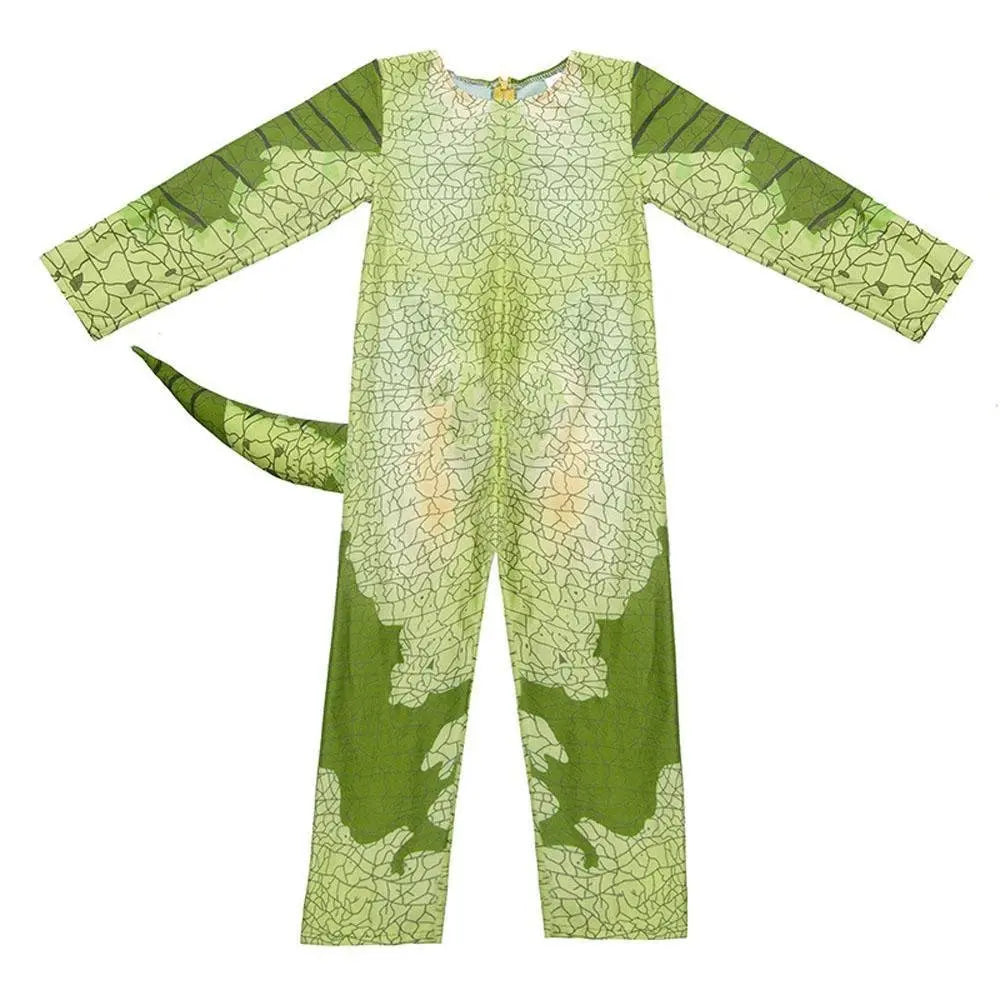 Child's Triceratops Dinosaur Cosplay Costume Jumpsuit Halloween Dress Up for Kids - Pajamasbuy