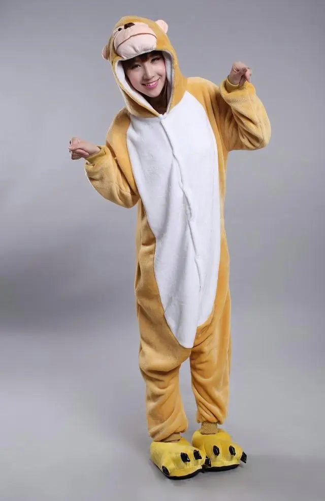 Chinese Zodiac Signs Monkey Kigurumi Animal onesies Pajamas - Pajamasbuy