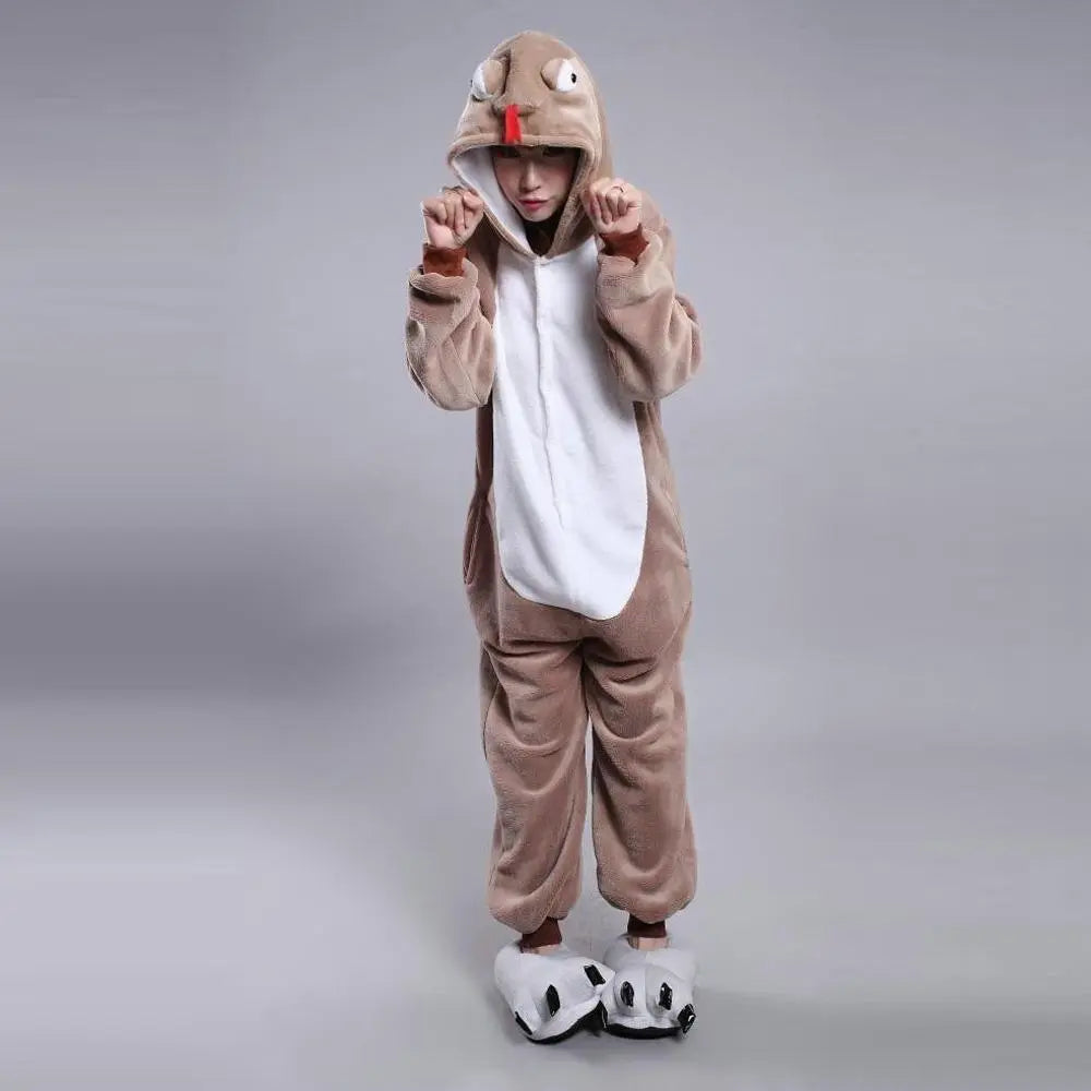 Chinese Zodiac Signs Snake Kigurumi Animal Onesies Pajamas Costumes - Pajamasbuy