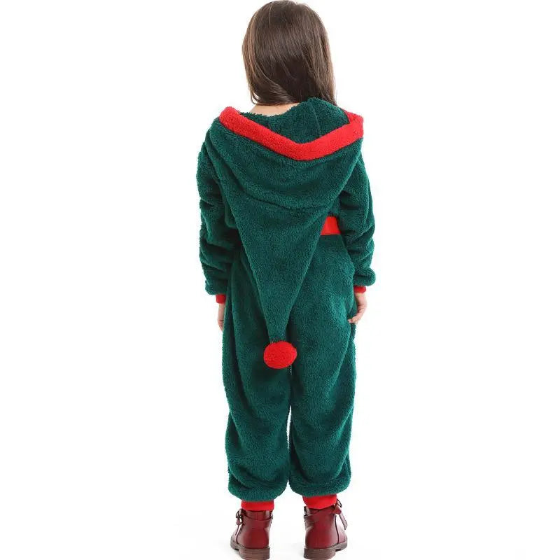 Family Matching Tree Onesies Green Hooded One - Piece Pajamas - Pajamasbuy