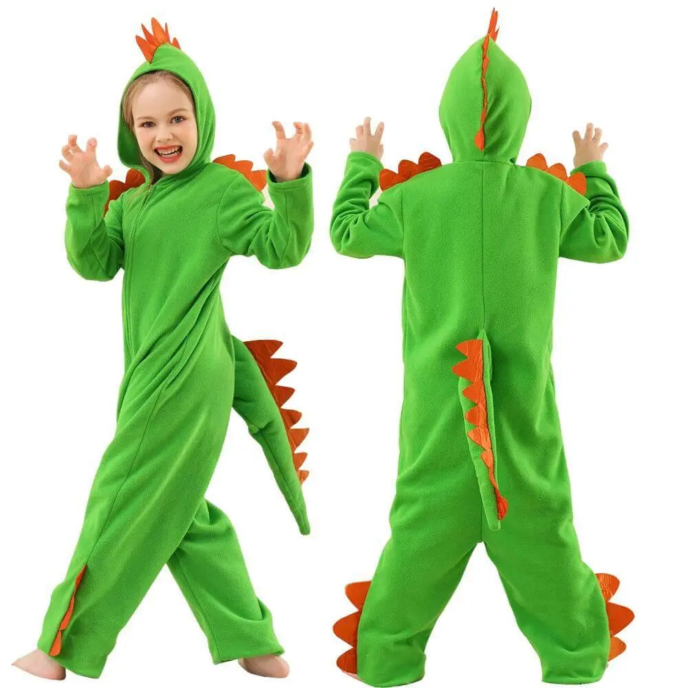 Dinosaur Animal Costume Halloween Cosplay Party Outfit Snowsuit - Pajamasbuy