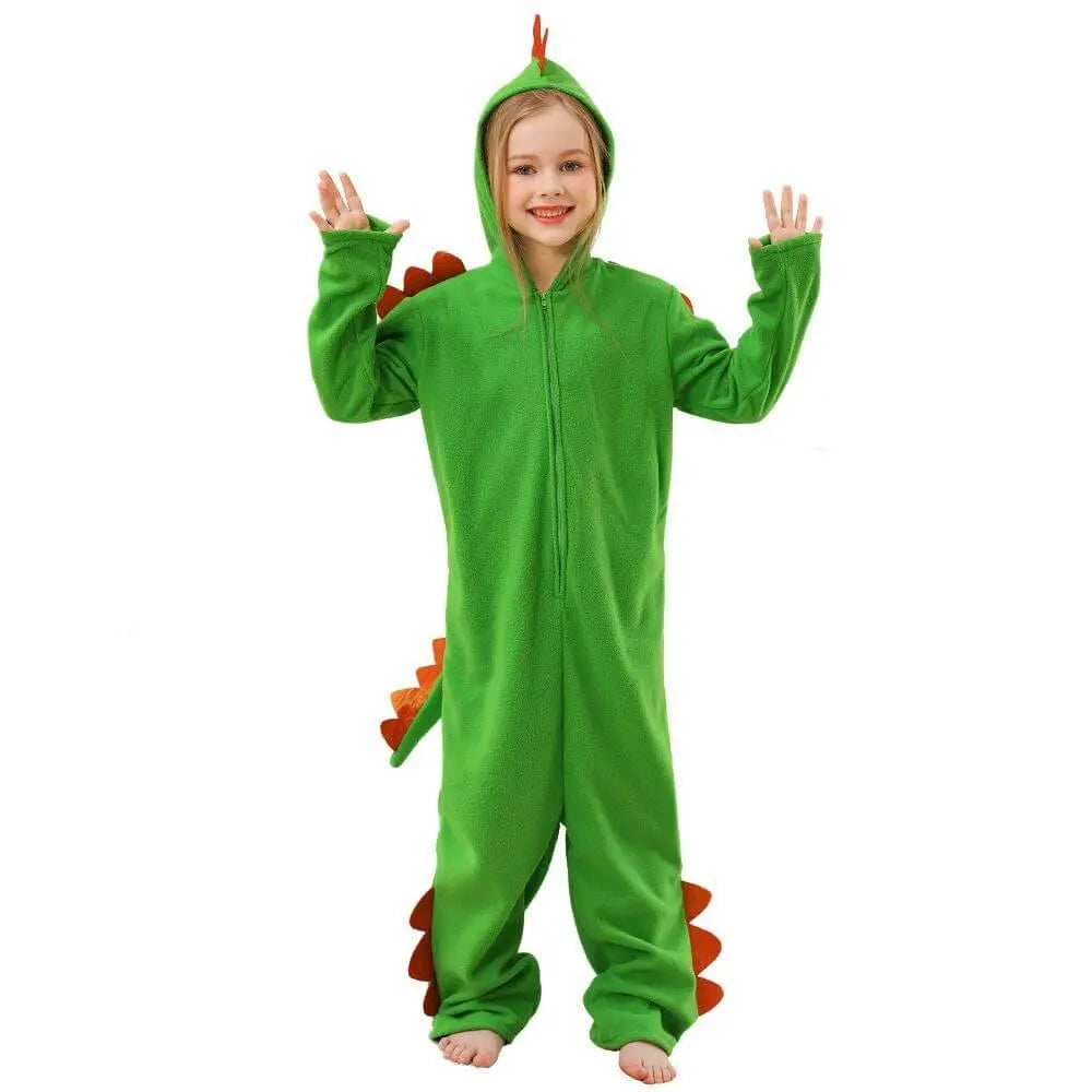 Dinosaur Animal Costume Halloween Cosplay Party Outfit Snowsuit - Pajamasbuy