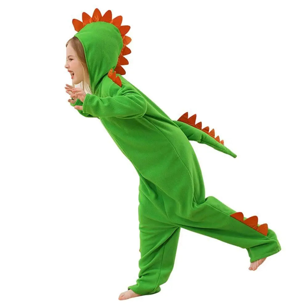 Dinosaur Animal Costume Halloween Cosplay Party Outfit Snowsuit - Pajamasbuy