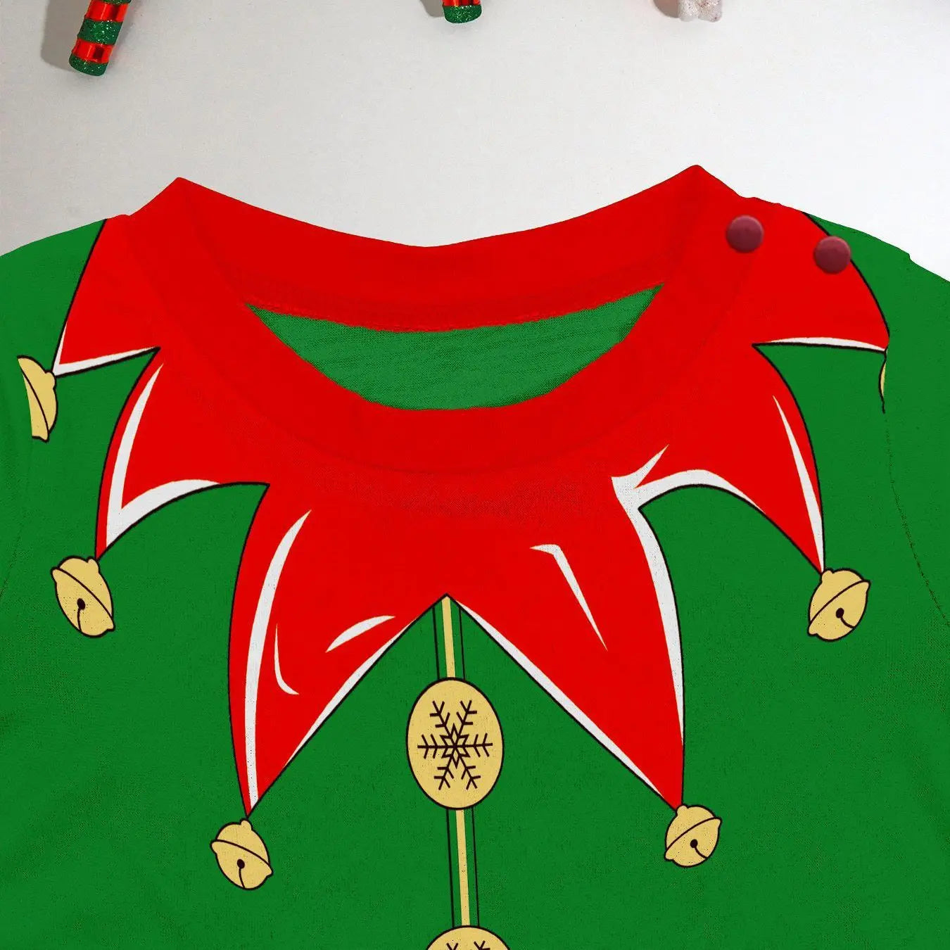 Elf Fun Print Christmas Family Matching Pajamas Party Sets - Pajamasbuy