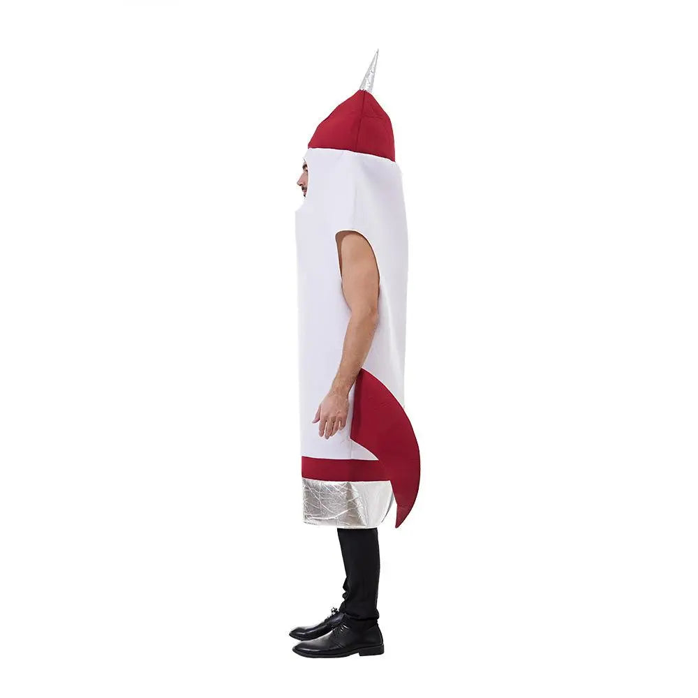 Fancy Dress Space Rocket Inflatable Costume Jumpsuit for Adults Outfit Halloween - Pajamasbuy