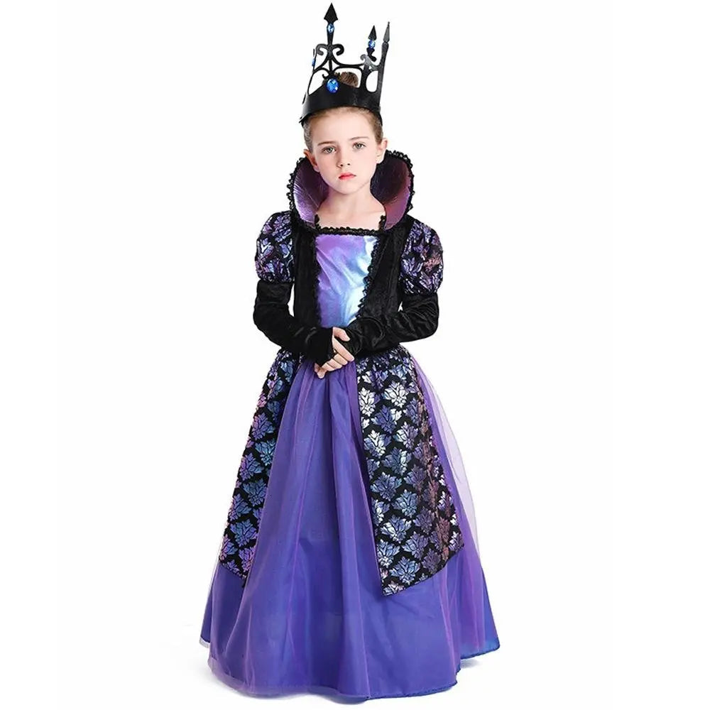 Girl's Twilight - Princess Costume Medieval Purple Court Dress Cosplay Costume - Pajamasbuy