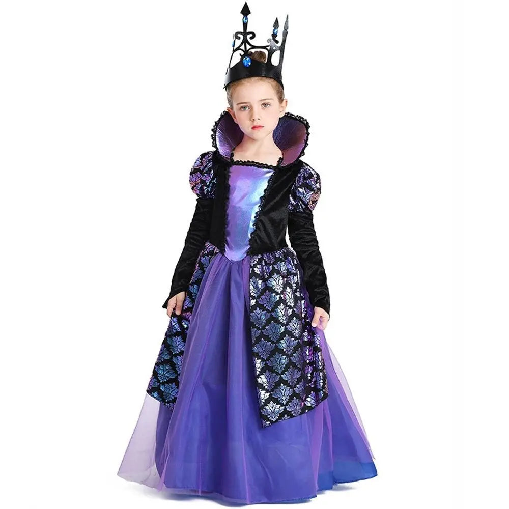 Girl's Twilight - Princess Costume Medieval Purple Court Dress Cosplay Costume - Pajamasbuy