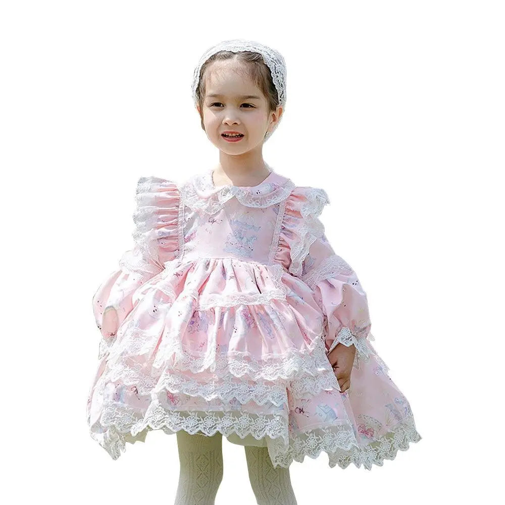 Girls Cartoon Cute Petit Dresses Children Lolita Princess Dress Costumes Party - Pajamasbuy