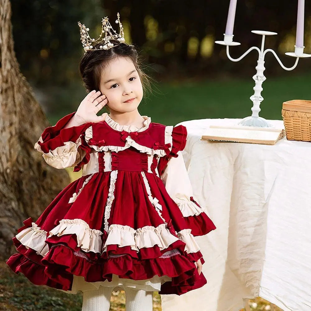 Girls Lolita Princess Dress Children's Exquisite Banquet Dress Costumes Party - Pajamasbuy