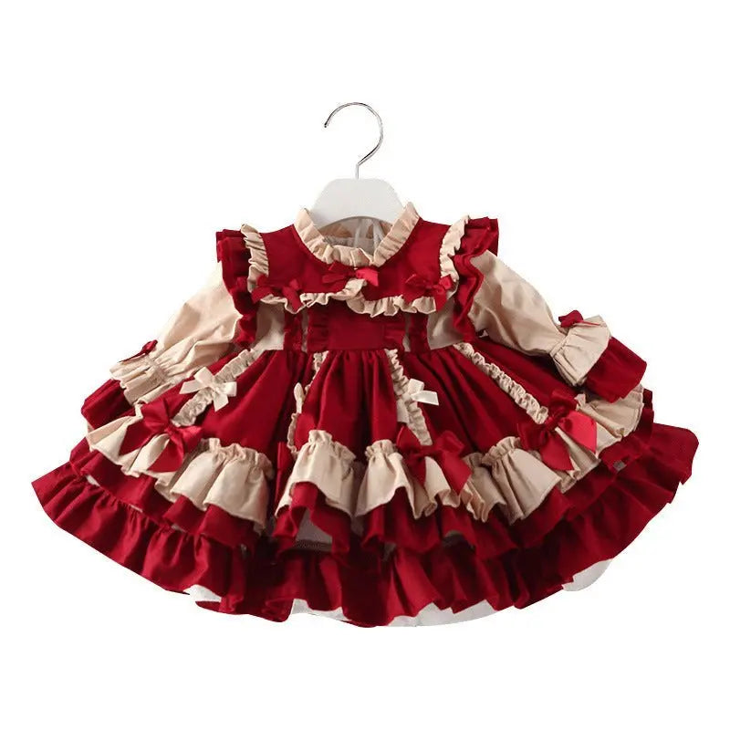 Girls Lolita Princess Dress Children's Exquisite Banquet Dress Costumes Party - Pajamasbuy