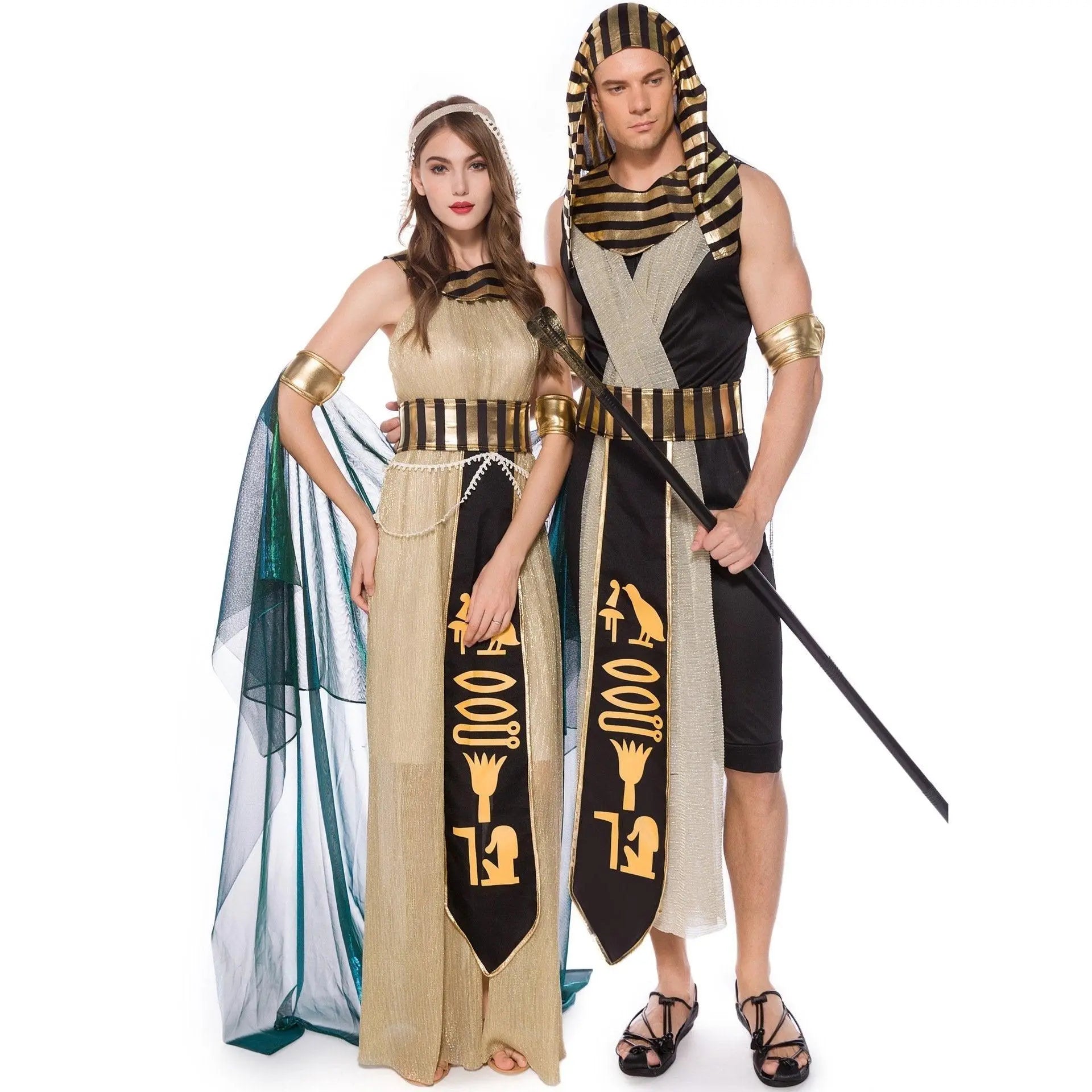 Greek Goddess Prince Couples Costume Halloween Outfits Cosplay Party Carnival - Pajamasbuy