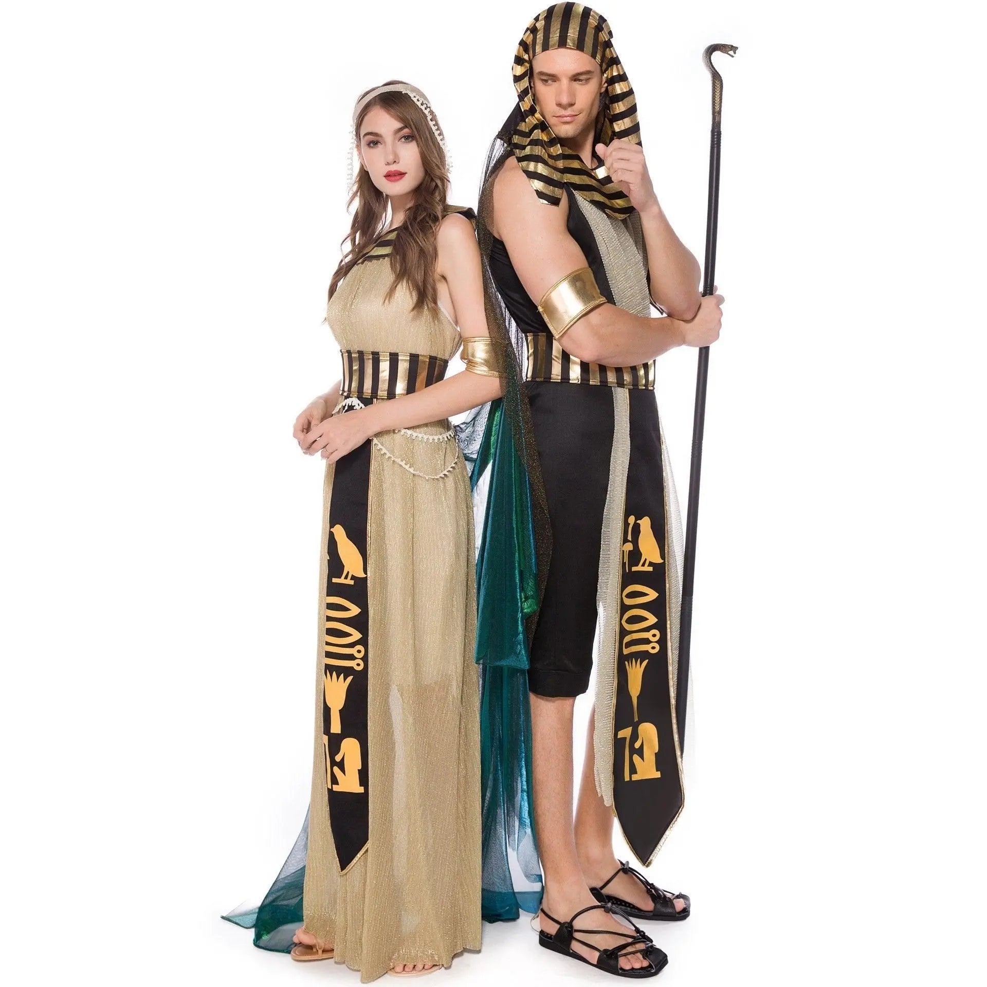 Greek Goddess Prince Couples Costume Halloween Outfits Cosplay Party Carnival - Pajamasbuy