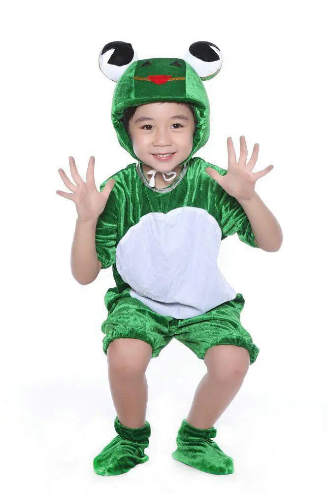 Green Frog Animal kigurumi Cosplay kids Costume Party Wear Gift - Pajamasbuy