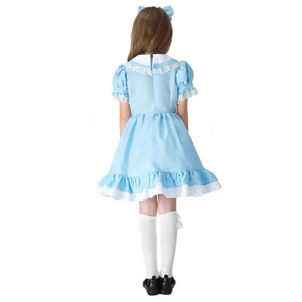 Halloween Alice Dress Girl's Princess Costume Maid Dress for kids - Pajamasbuy