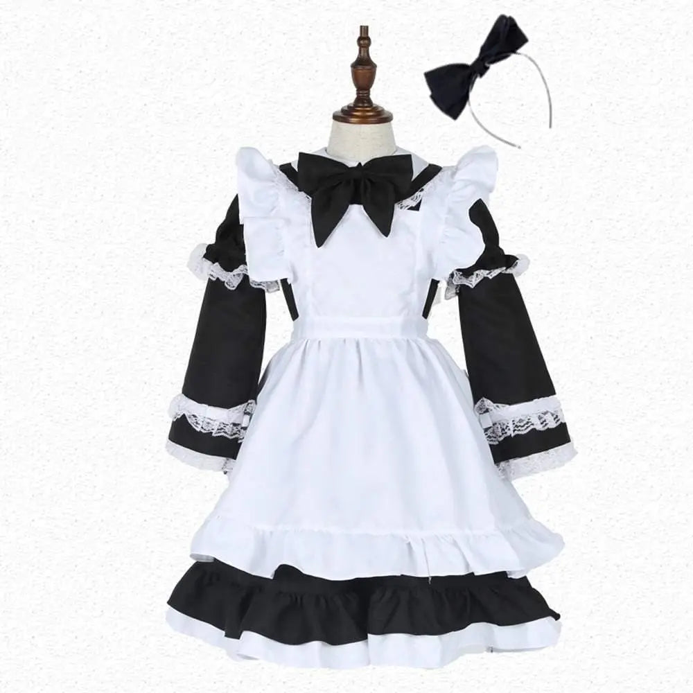 Halloween Alice Dress Girl's Princess Costume Maid Dress for kids - Pajamasbuy