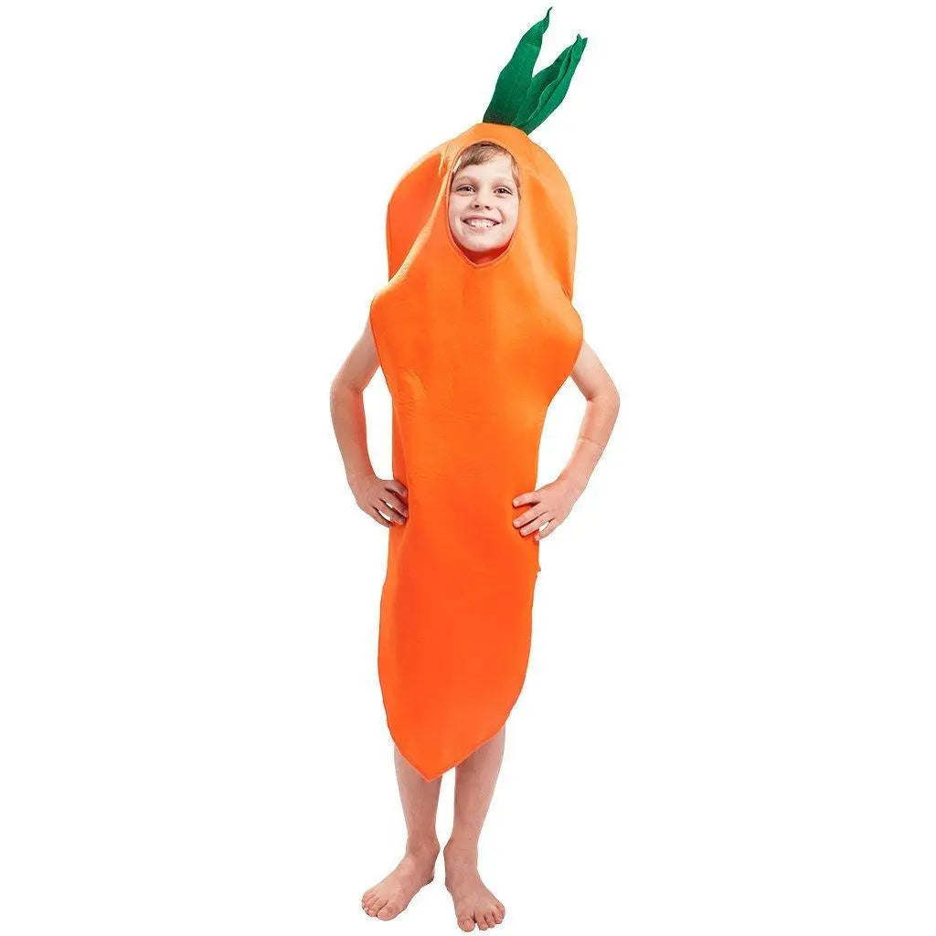 Halloween Carrot Carnival Vegetable Cosplay Christmas Costume for Kids - Pajamasbuy