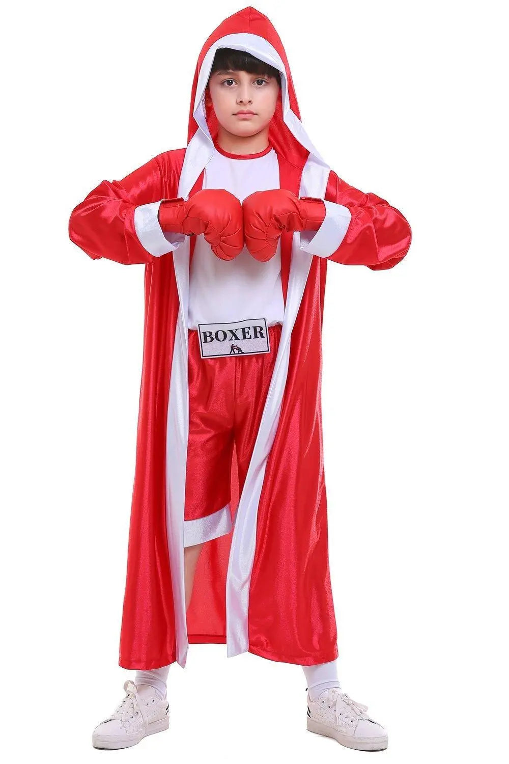 Halloween Child Boys Champion Boxer Uniform Costume Sportswearing - Pajamasbuy