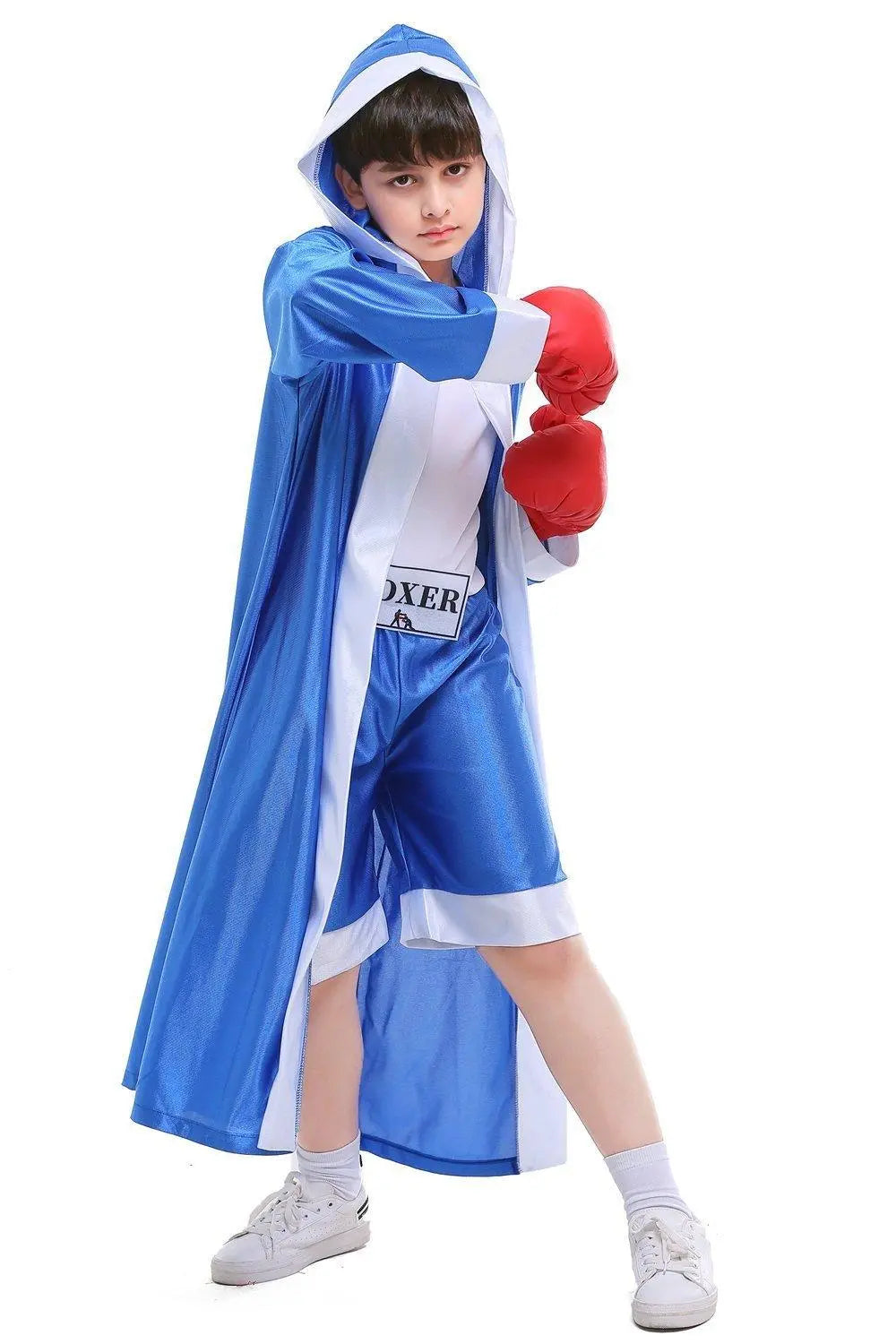 Halloween Child Boys Champion Boxer Uniform Costume Sportswearing - Pajamasbuy