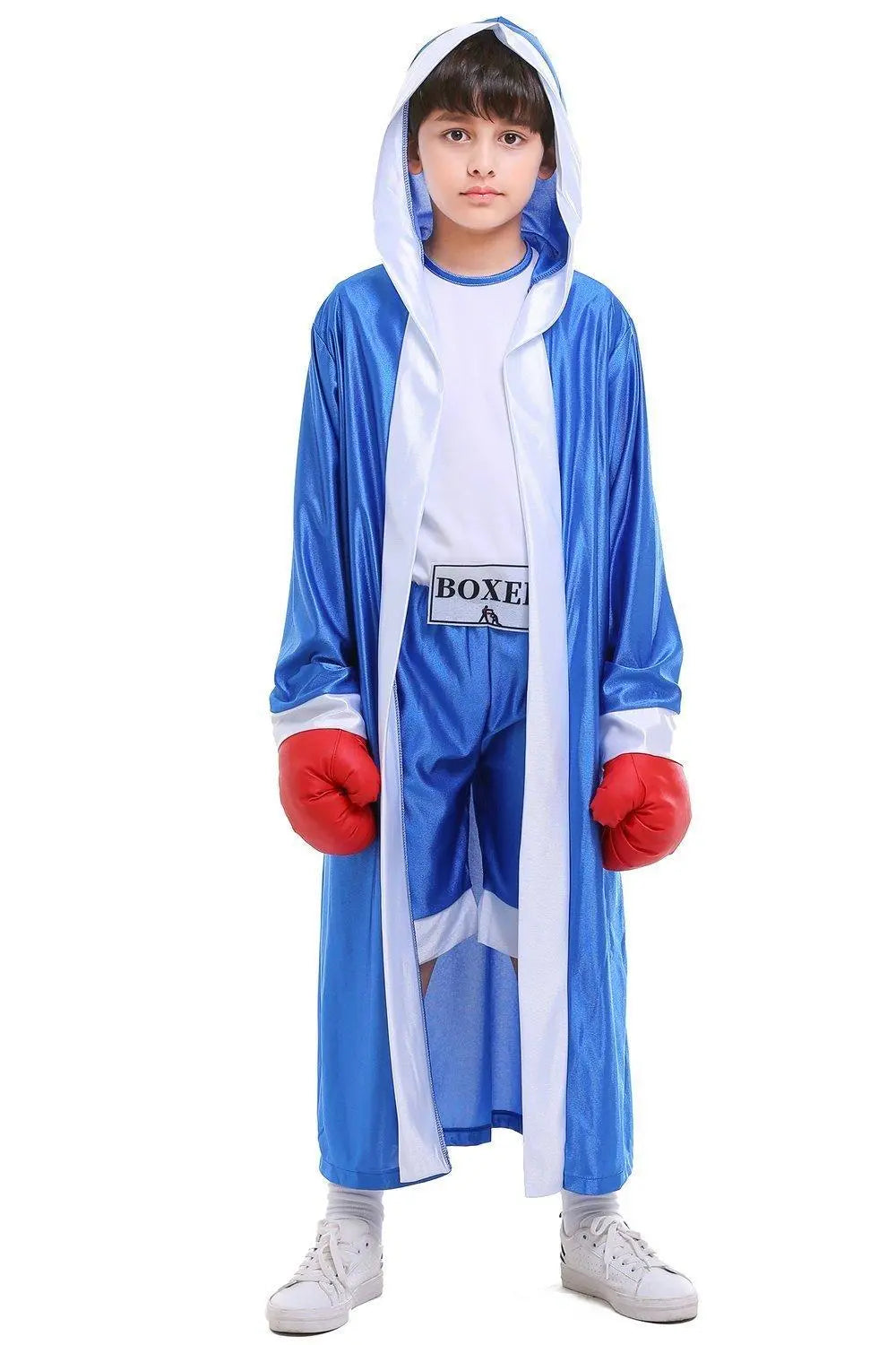 Halloween Child Boys Champion Boxer Uniform Costume Sportswearing - Pajamasbuy