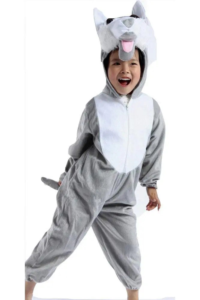 Halloween Child wolf Kids animal kigurumi onesie Costume - Pajamasbuy