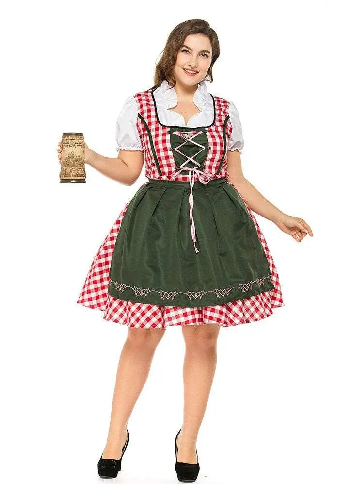 Halloween Plus Size Women German Beer Oktoberfest Cosplay Costume - Pajamasbuy