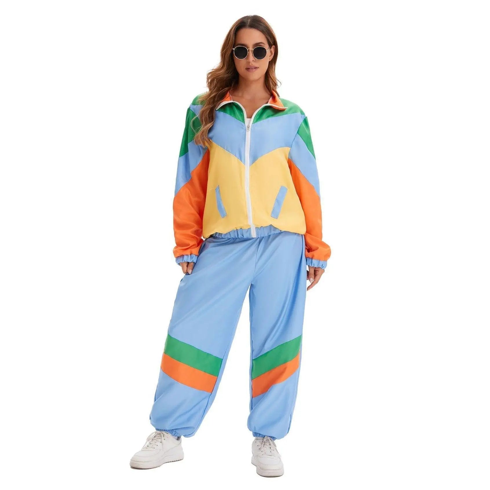 Hip Hop Rock Hippie 70s Costumes Vintage Cosplay Halloween Outfit - Pajamasbuy