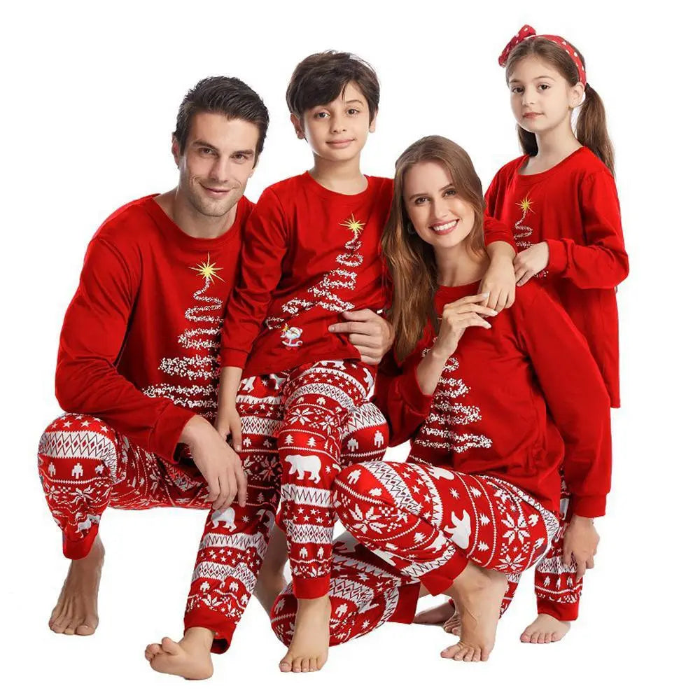 Holiday Home Happy Christmas Family Couples Matching Pajamas Party Sets - Pajamasbuy