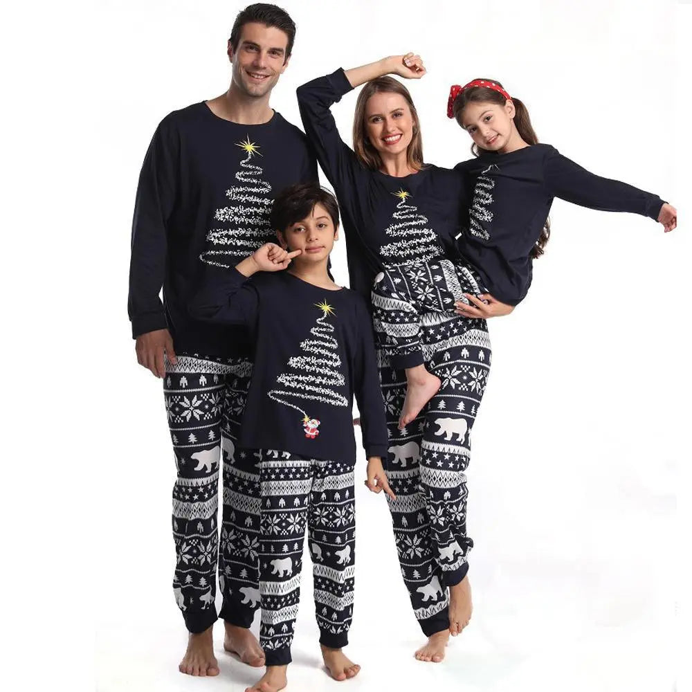 Holiday Home Happy Christmas Family Couples Matching Pajamas Party Sets - Pajamasbuy