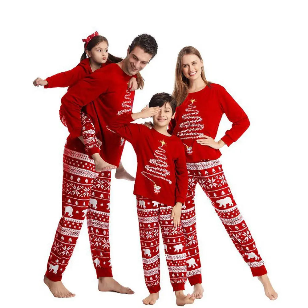 Holiday Home Happy Christmas Family Couples Matching Pajamas Party Sets - Pajamasbuy