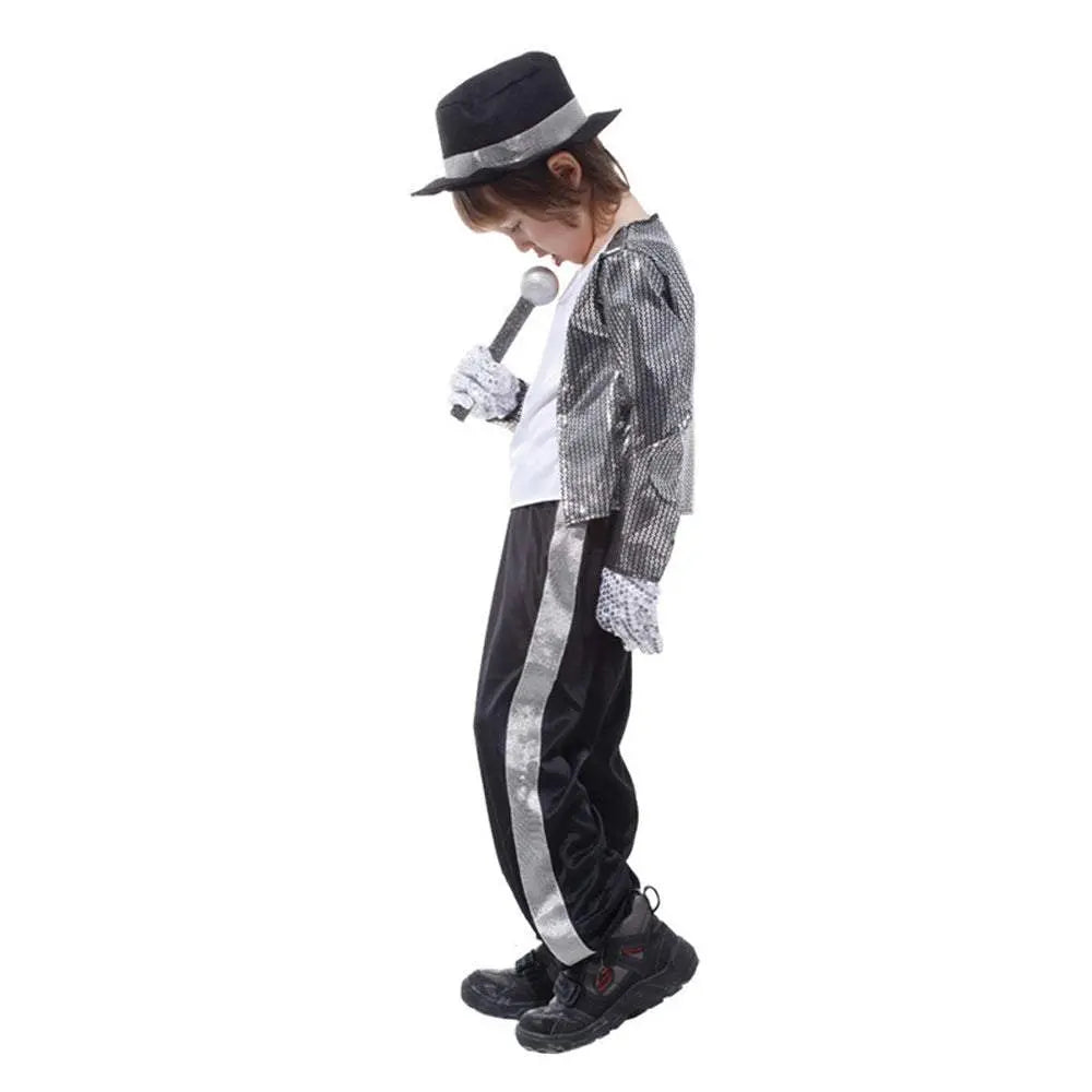 Kid Michael Jackson Thriller Fancy Cosplay Costume Halloween Partywear - Pajamasbuy