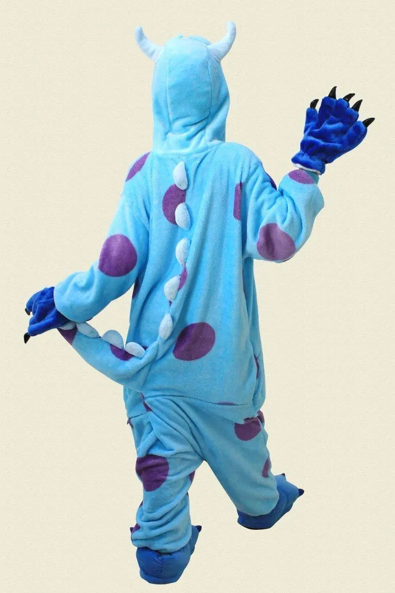 Kid Sully Monster Inc Onesie Animal Pajamas Kigurumi Costume - Pajamasbuy