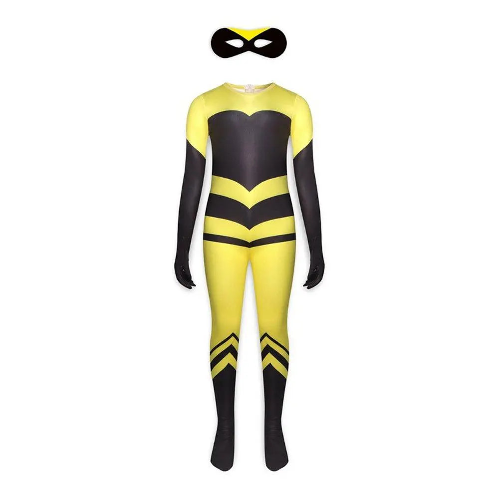 Kids Miraculous Ladybug Queen Bee Cosplay Costume Halloween Jumpsuit - Pajamasbuy