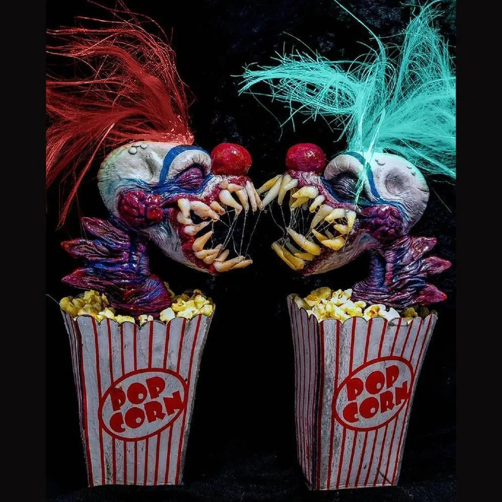 Killer Klowns from Outer Space Halloween Popcorn Killer Klowns Sculpture Painting - Pajamasbuy