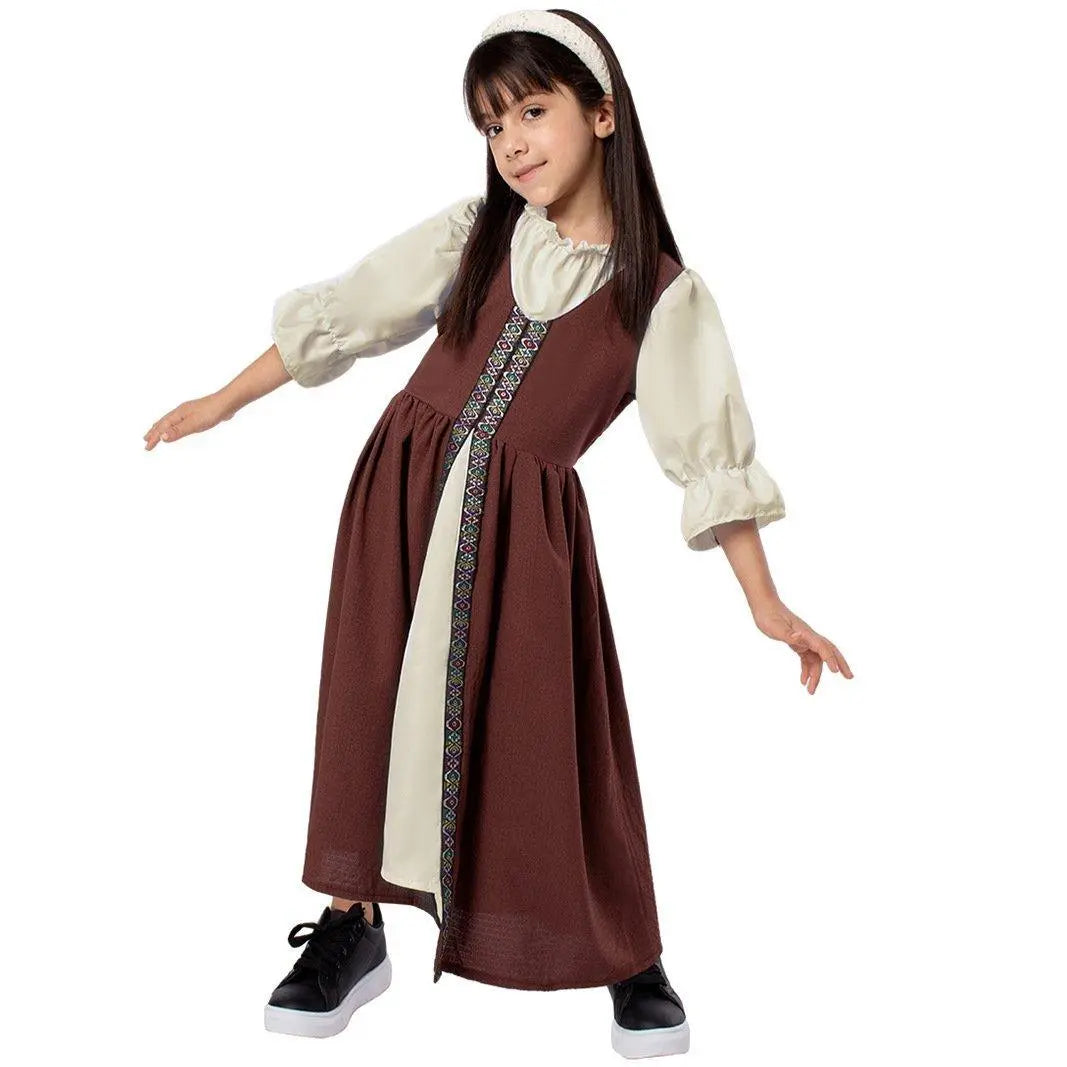 Medieval Palace Dress Vintage Kids Party Halloween Cosplay Costumes - Pajamasbuy