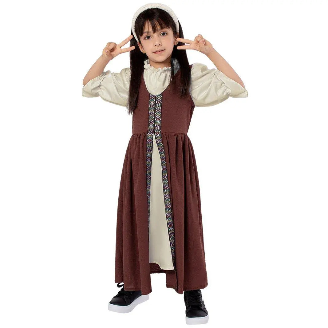 Medieval Palace Dress Vintage Kids Party Halloween Cosplay Costumes - Pajamasbuy