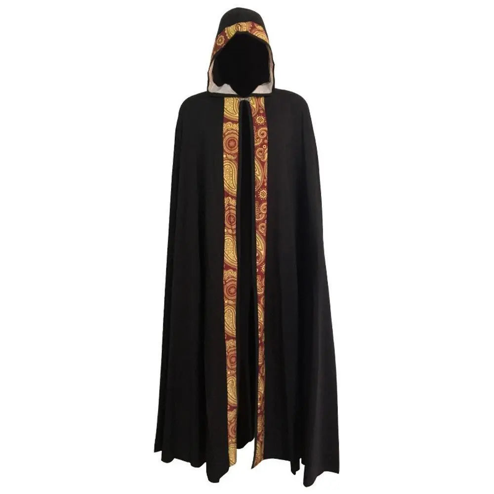 Men's Long Cloak Medieval Church Clergy Loose Dress Cape Cosplay Costume Halloween Outfit - Pajamasbuy