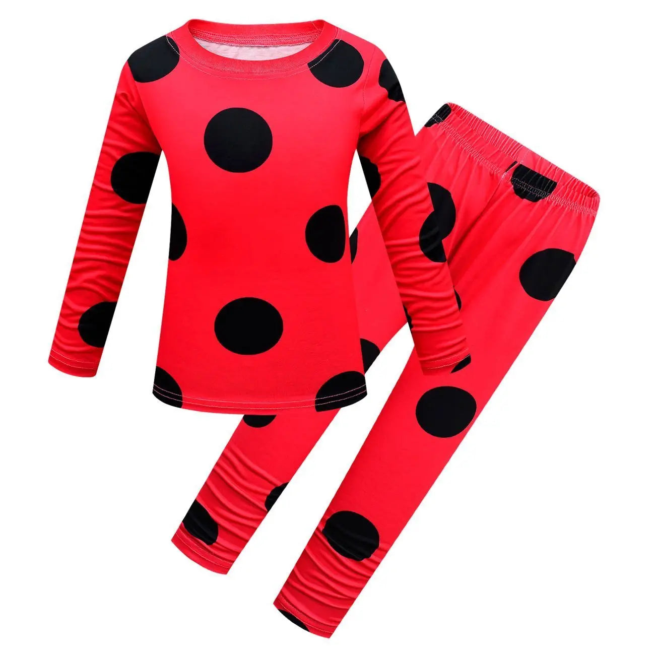 Miraculous Ladybug Cosplay Cartoon Costume Suit For Children Baby With Mask - Pajamasbuy