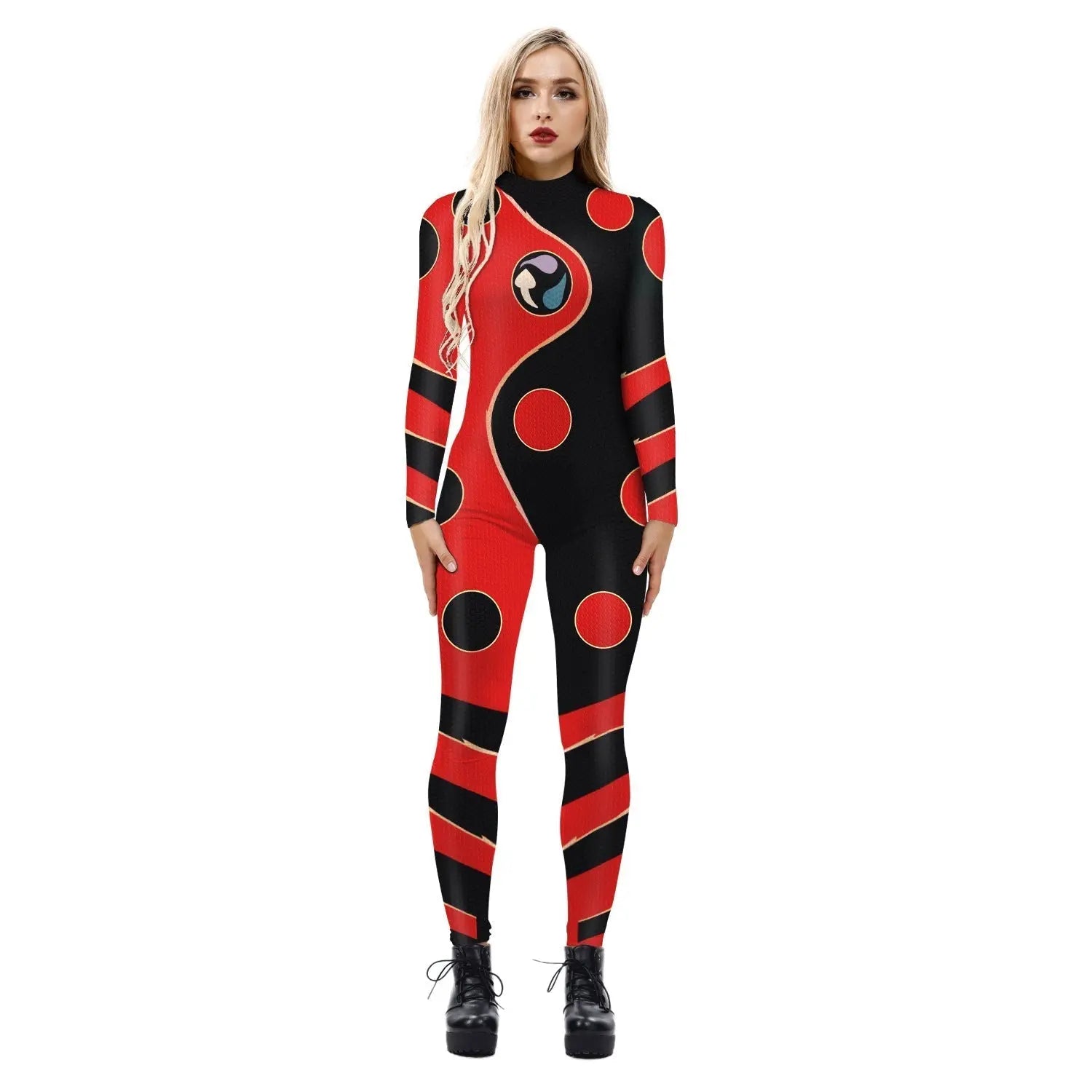 Miraculous Ladybug Movie Jumpsuit Halloween Party Cosplay Costume for Adult - Pajamasbuy