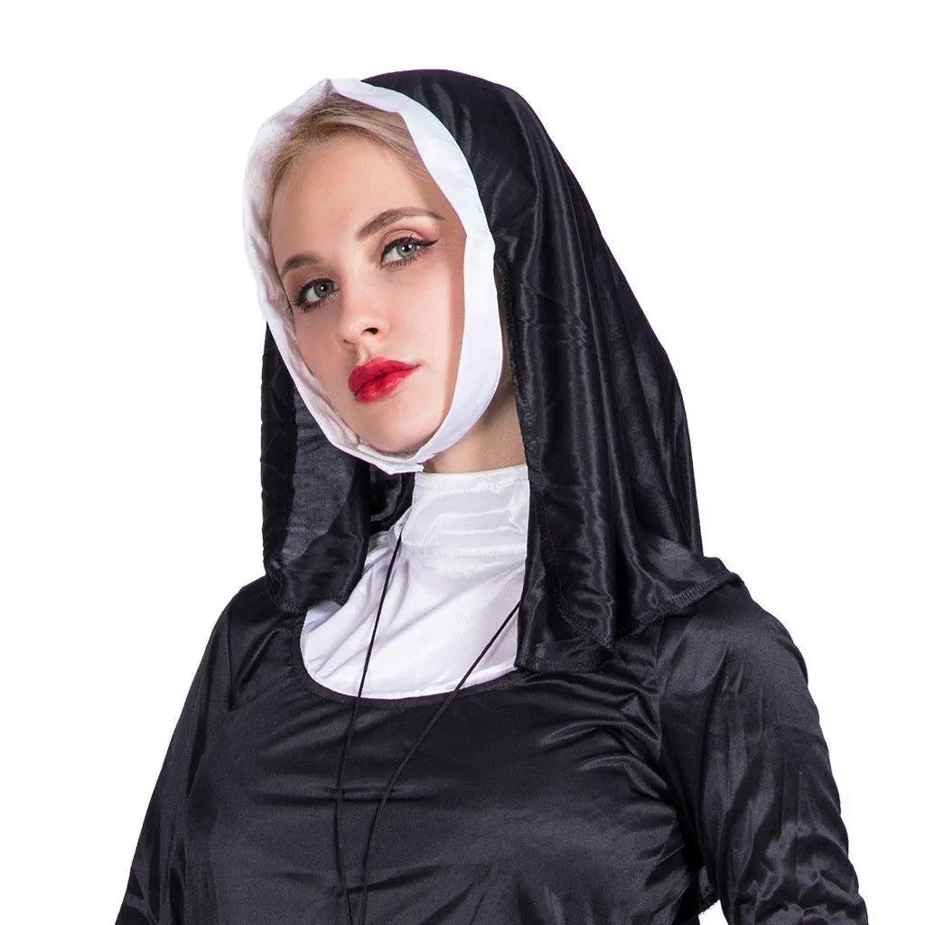 Nun Costume Halloween Outfits Performance Cosplay Party Carnival - Pajamasbuy